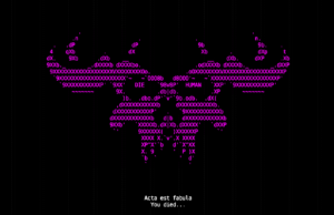 Ultimate ADOM (ASCII): You died...